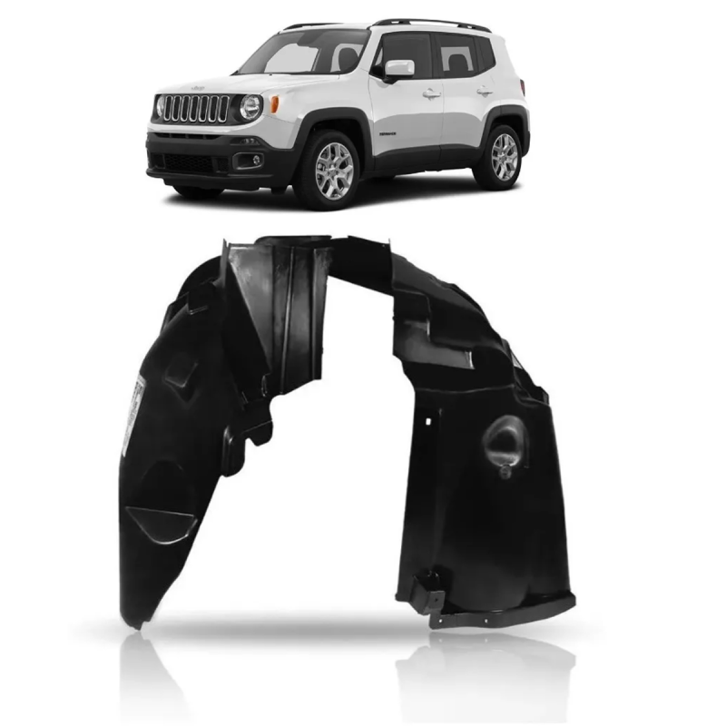 Parabarro Dianteiro Renegade 2015 A 2021 Lado Direito Com Tampa