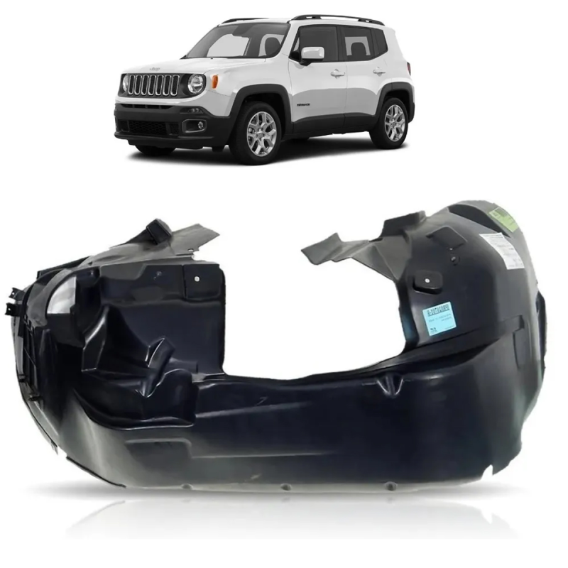 Parabarro Dianteiro Renegade 2015 A 2021 Lado Direito Com Tampa