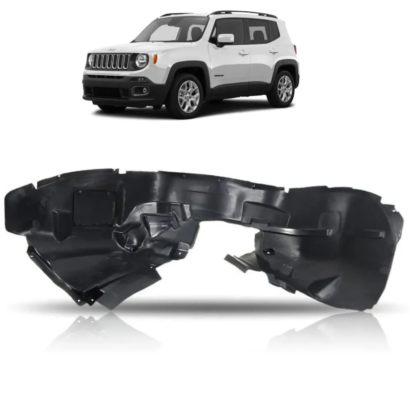 Parabarro Dianteiro Renegade 2015 A 2021 Lado Direito Com Tampa