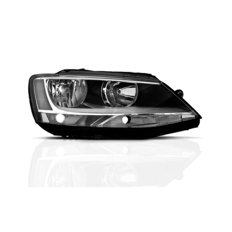 Farol Jetta 2011 A 2015 Lado Direito Regulador Manual Sem Led E Projetor(r20138)
