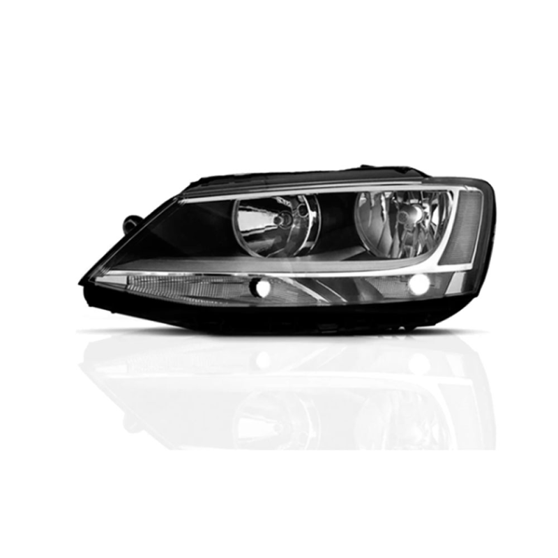 Farol Jetta 2011 A 2015 Lado Direito Regulador Manual Sem Led E Projetor(r20138)