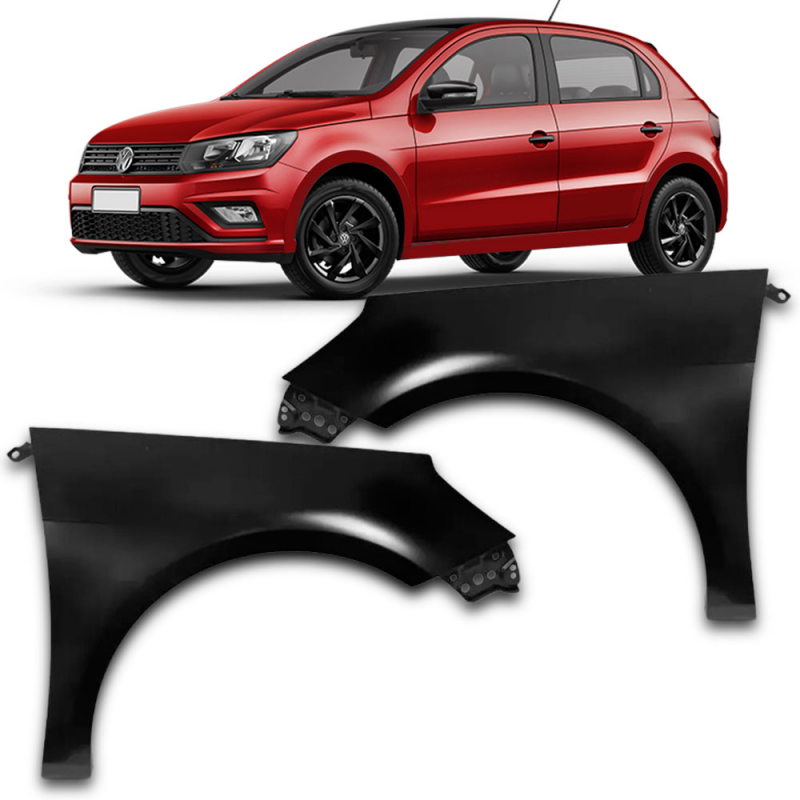 Paralama Gol Voyage G8 Saveiro G7 G8 2018 A 2020 Lado Direito Para Pintura