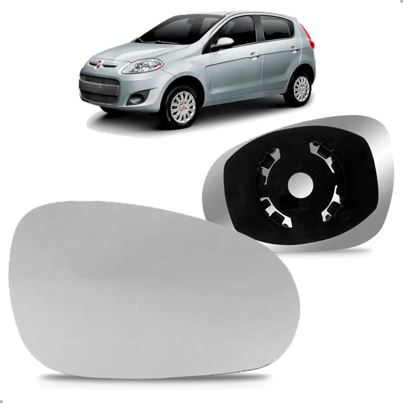 Lente Com Base Do Retrovisor Palio Attravtive 2012 A 2016 Grand Siena 2012 A 2022 Lado Direito