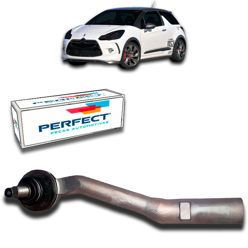 Terminal Da Caixa De Direcao Citroen C3 Ds3 2012 A 2022 Peugeot 208 2013 A 2022