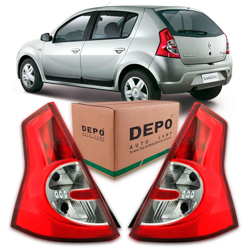 (c035315) Lanterna Traseira Sandero 2008 A 2011 Lado Direito(r17802)