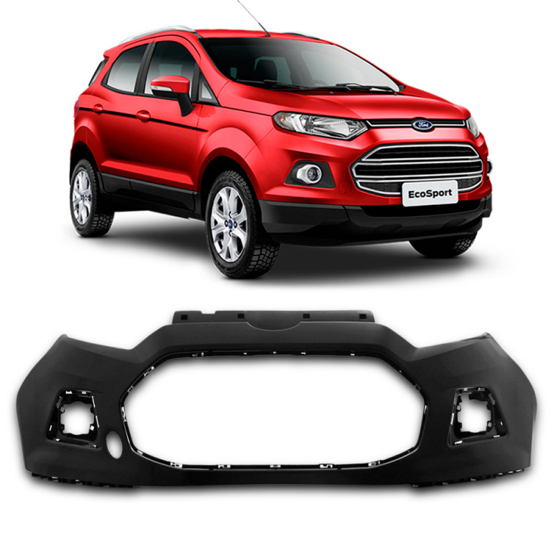 Parachoque Dianteiro Ecosport 2013 A 2017 Para Pintrua Com/sem Farol