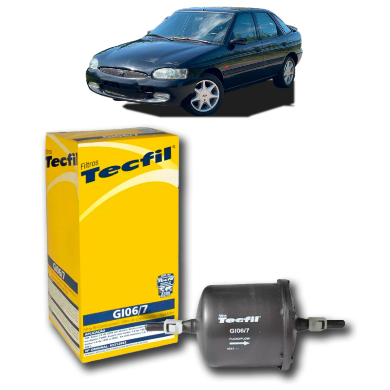 Filtro De Combustivel Courier 1.3 1.6 1997 A 2013 Escort 1.6 1.8 2.0 1997 A 2003