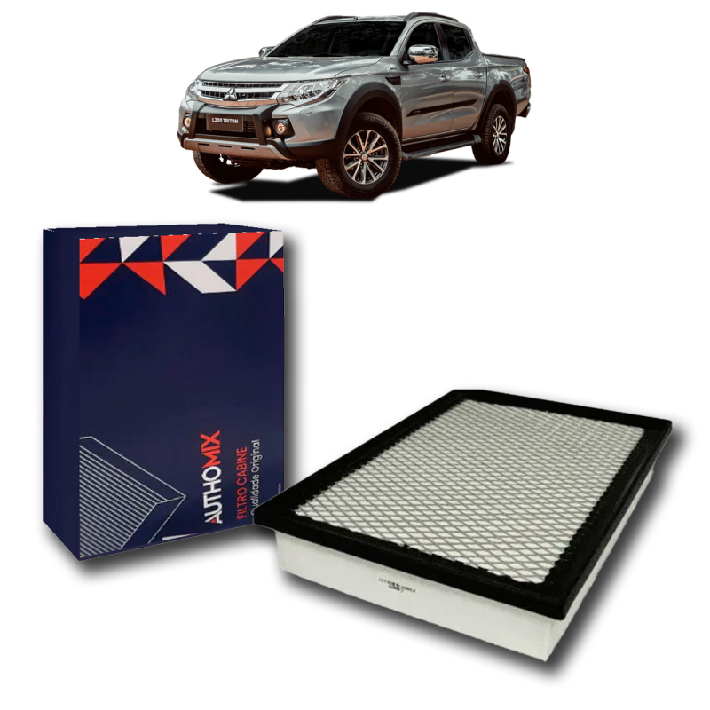 Filtro De Ar Do Motor L200 Triton Sport 2.4 2017 A 2021 Pajero Sport 2.4 2018 A 2022