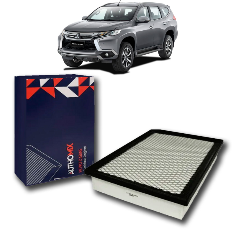 Filtro De Ar Do Motor L200 Triton Sport 2.4 2017 A 2021 Pajero Sport 2.4 2018 A 2022