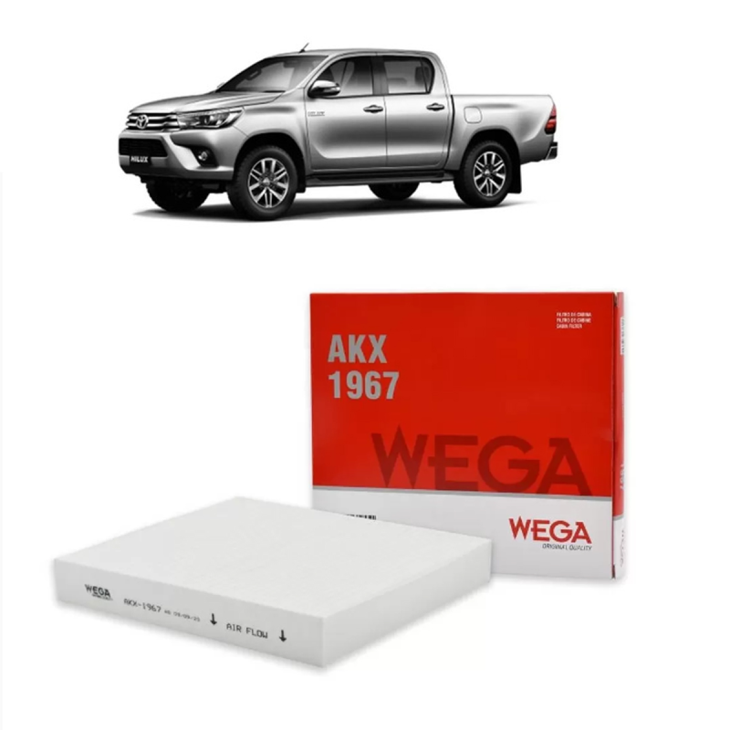 Filtro De Ar Da Cabine Kia Soul 1.6 2009 A 2013 Corolla Cross 2.0 2021 A 2023 Hilux 2.8 2016 A 2023 Sem