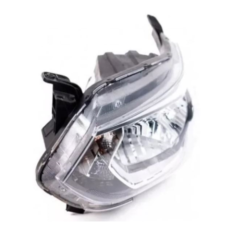 Farol Onix Hatch/plus 2020 A 2022 Lado Esquerdo Cromado Regulador Manual Sem Led (r31765)(c071592)