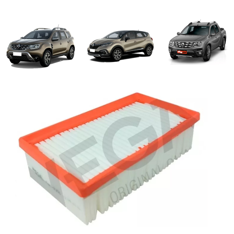 Filtro De Ar Do Motor Captur 1.3 2021 A 2023 Duster Oroch 2022 A 2023