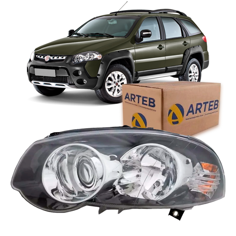 160993 Farol Palio Weekend Adventure Locker 2008 A 2018 Strada Adventure Locker 2008 A 2011 Canhao Cromado Mascara Negra