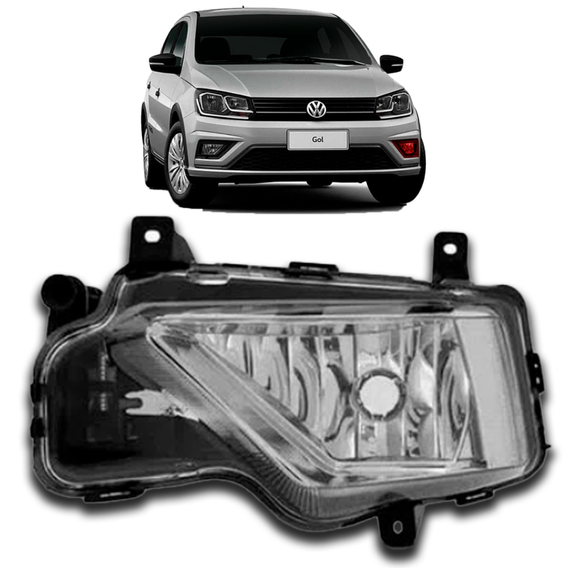 Farol Auxiliar De Milha Gol Voyage G8 2019 A 2022 Saveiro G7 2017 A 2022 Lado Esquerdo (r26647)