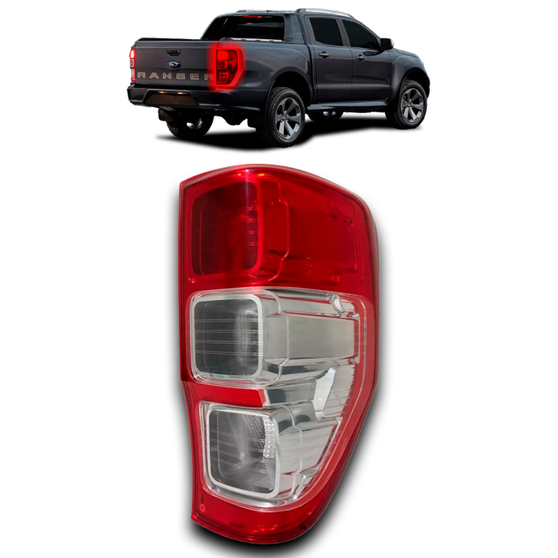 0460540 Lanterna Traseira Ranger 2013 A 2021 Lado Direito Cristal