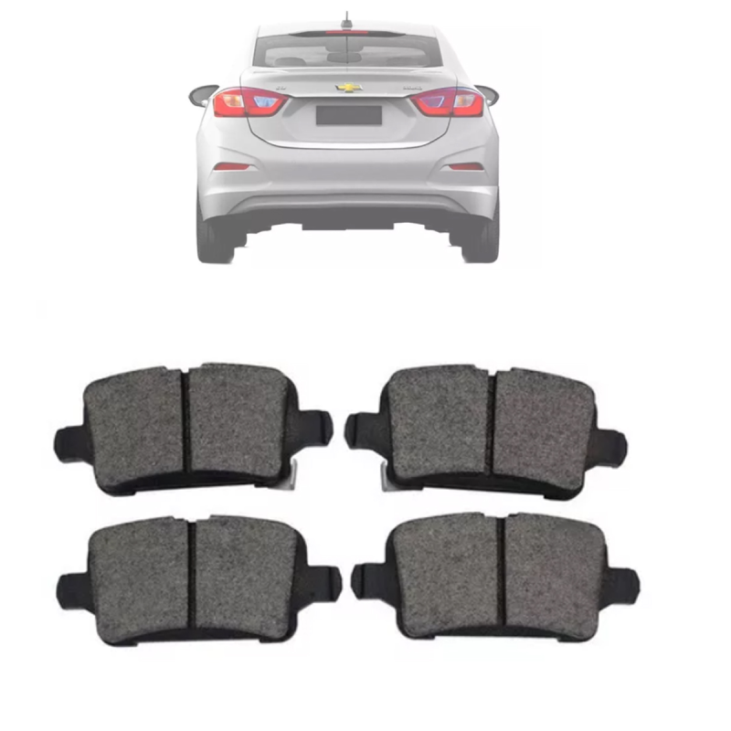 Pastilha Do Freio Traseira Cruze 1.4 2017 A 2022 Equinox 2.0 2018 A 2022