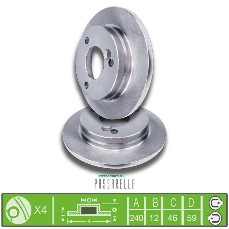 Disco Do Freio Dianteiro Kwid 2019 A 2022 Ventilado Sem Cubo