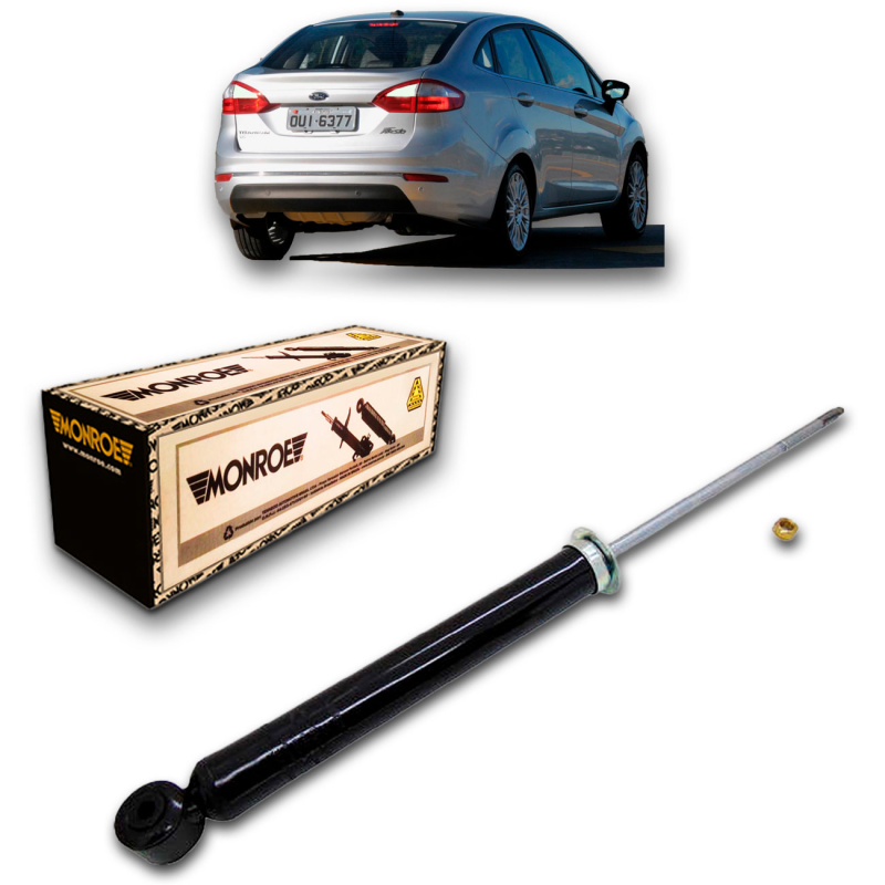 Amortecedor Traseiro Fiesta Sedan 1996 A 2012
