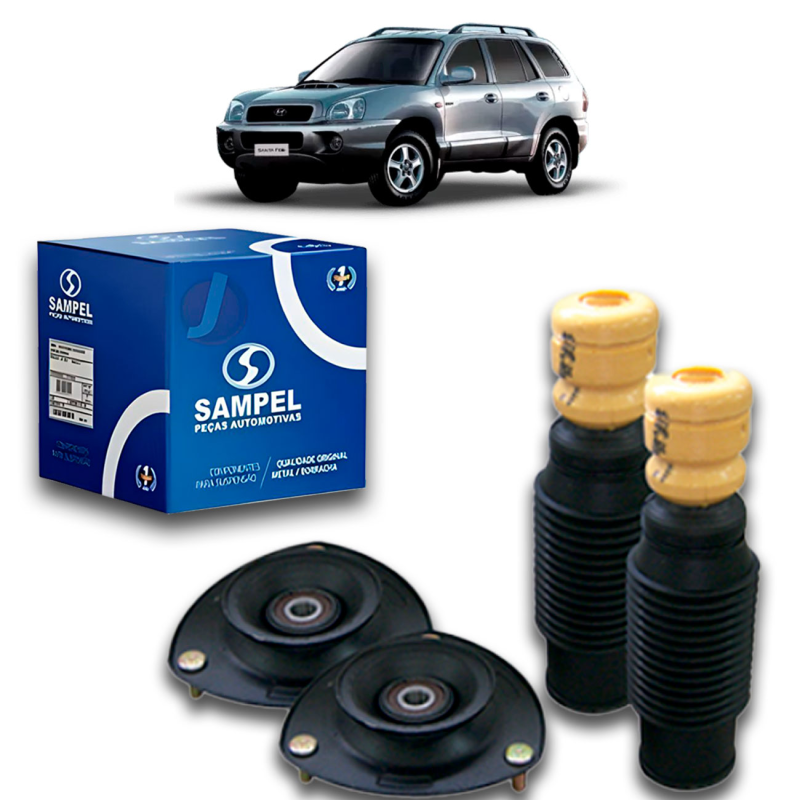 Kit Do Amortecedor Dianteiro Santa Fe 2003 A 2005 Sportage 2004 A 2009 Tucson 2005 A 2016 - Par