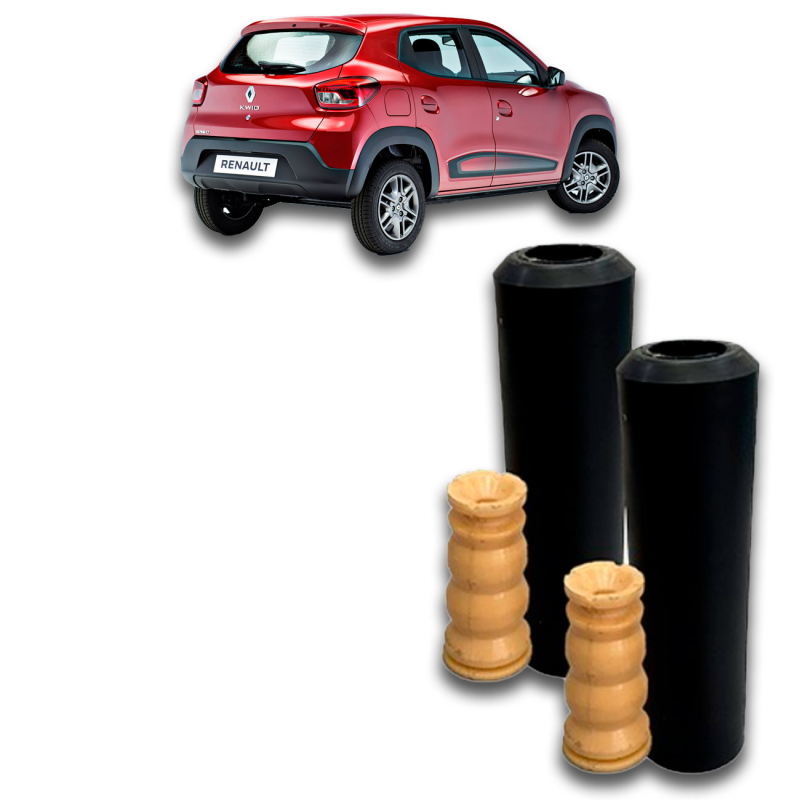 Kit Do Amortecedor Traseiro Kwid 2017 A 2023 (bat/coif) - Par