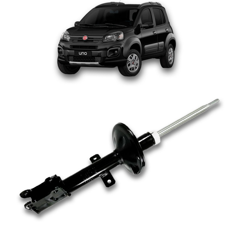 Amortecedor Dianteiro Uno Drive Vivace 2011 A 2022 Palio Attractive 2012 A 2022 Lado Direito Com Barrra