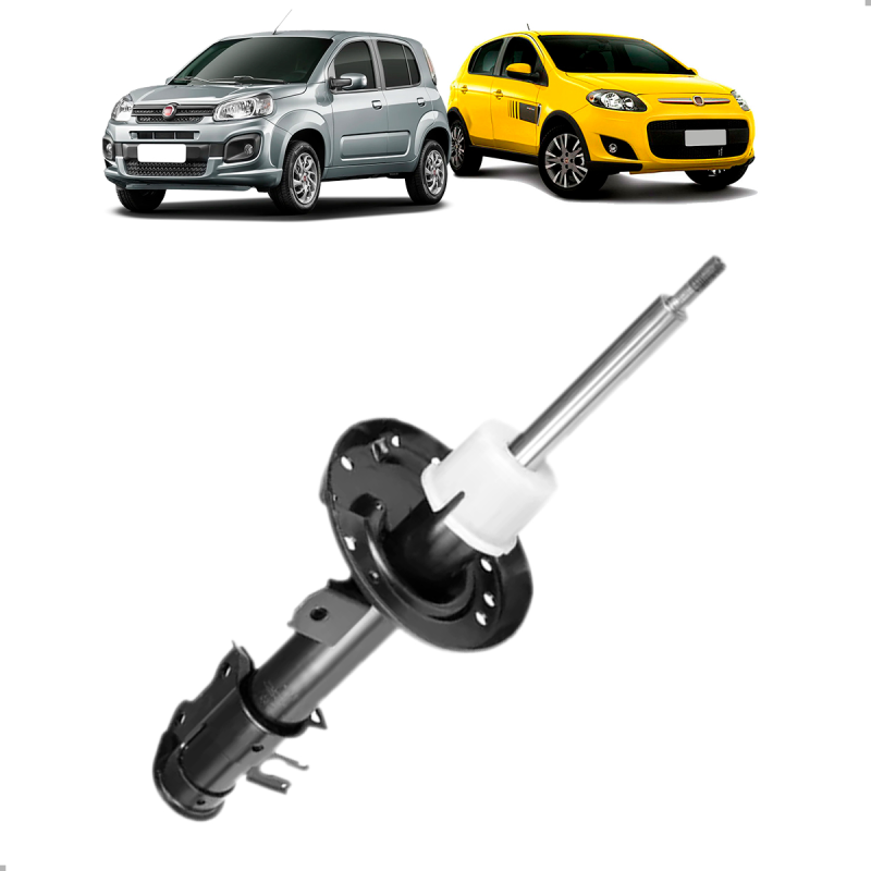 Amortecedor Dianteiro Uno Drive Vivace 2011 A 2022 Palio Attractive 2012 A 2022 Lado Direito Sem Barrra
