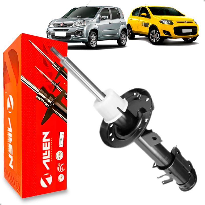 Amortecedor Dianteiro Uno Drive Vivace 2011 A 2022 Palio Attractive 2012 A 2022 Lado Esquerdo Sem Barra