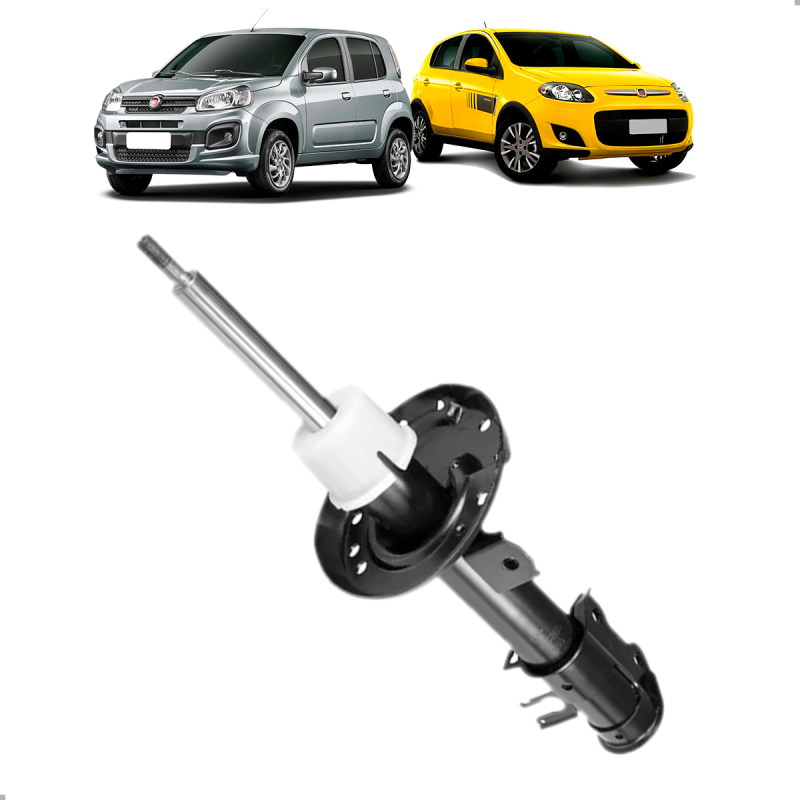 Amortecedor Dianteiro Uno Drive Vivace 2011 A 2022 Palio Attractive 2012 A 2022 Lado Esquerdo Sem Barra