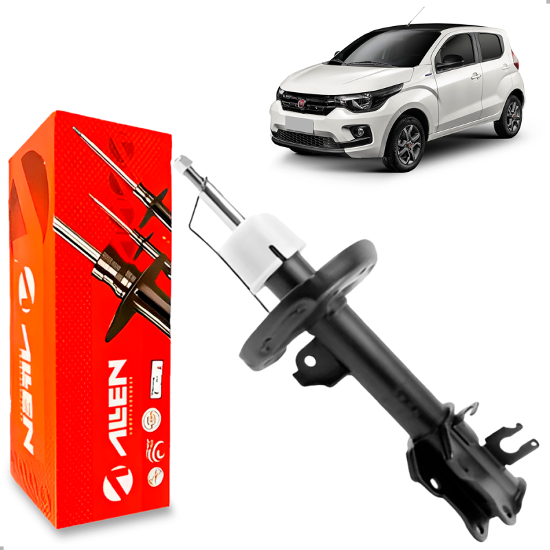 Amortecedor Dianteiro Mobi 2016 A 2022 Lado Esquerdo Com Barra Estabilizadora