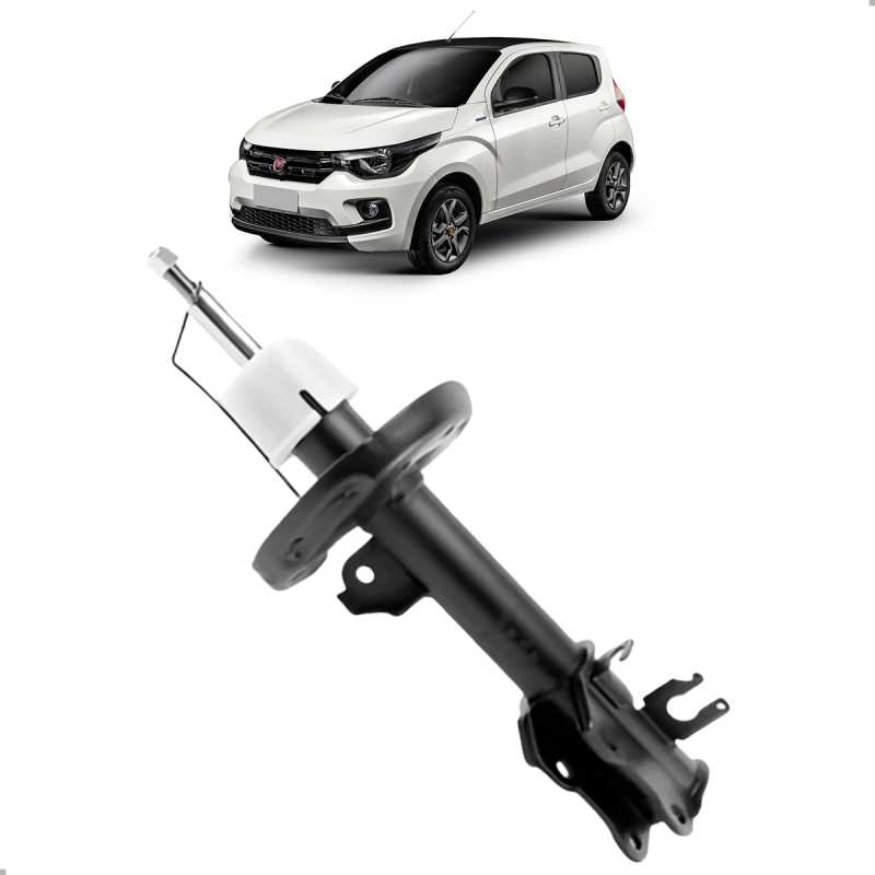 Amortecedor Dianteiro Mobi 2016 A 2022 Lado Esquerdo Com Barra Estabilizadora