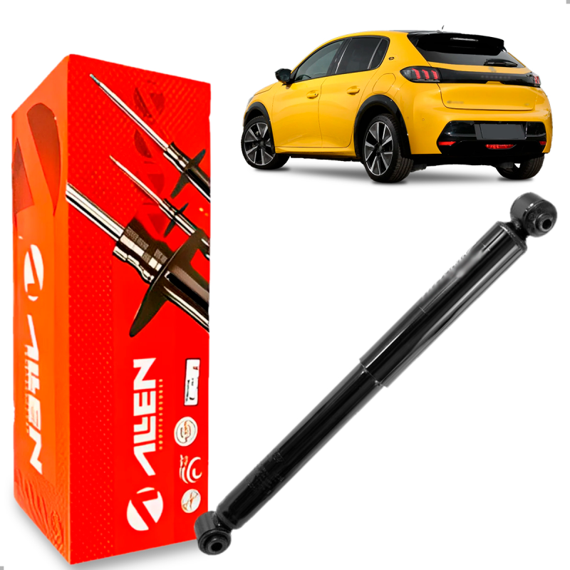 Amortecedor Traseiro Peugeot 208 Gt Thp 2016 A 2020