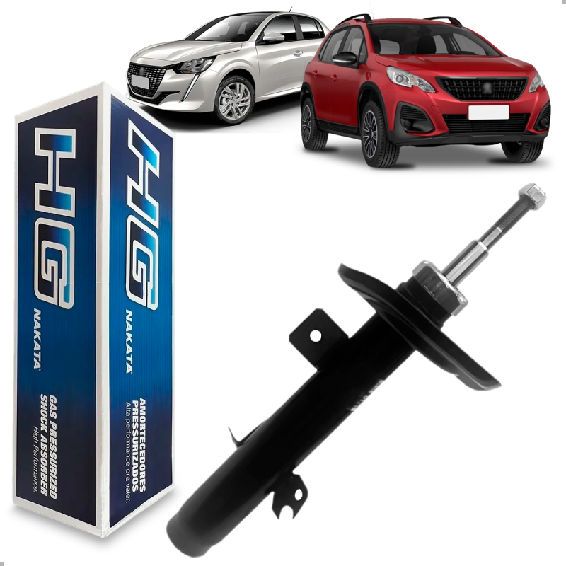 Amortecedor Dianteiro Citroen C3 2013 A 2022 Peugeot 2008 2019 A 2022 208 2019 A 2022 Lado Esquerdo