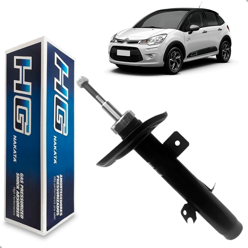 Amortecedor Dianteiro Citroen C3 2013 A 2022 Peugeot 2008 2019 A 2022 208 2019 A 2022 Lado Direito