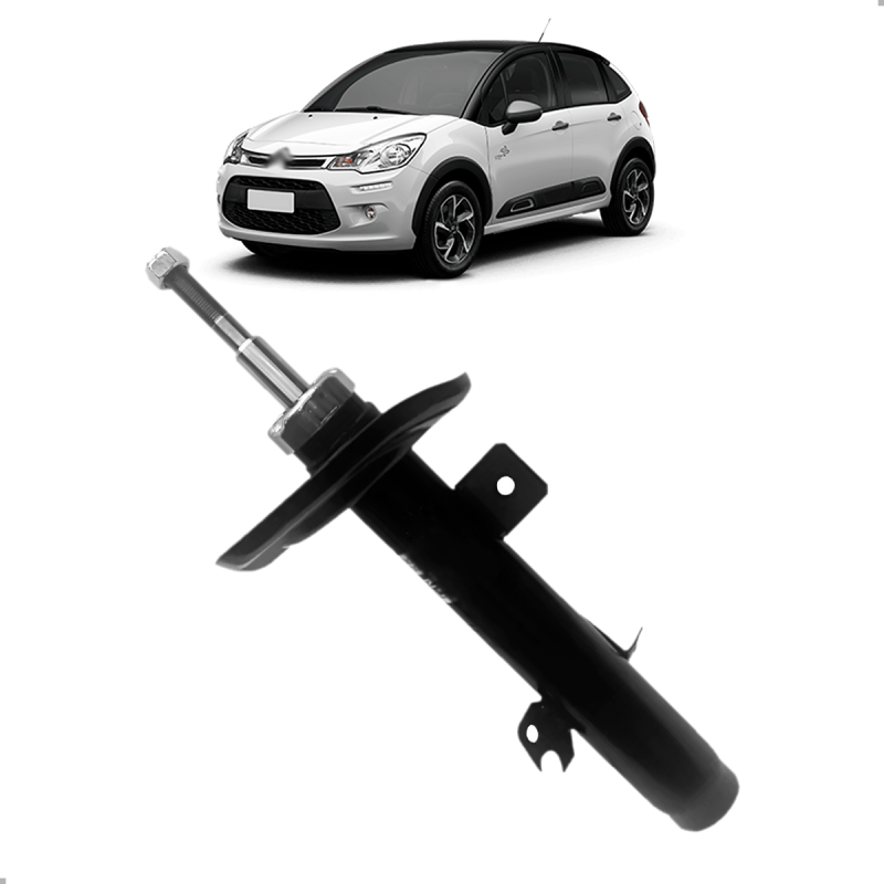 Amortecedor Dianteiro Citroen C3 2013 A 2022 Peugeot 2008 2019 A 2022 208 2019 A 2022 Lado Direito