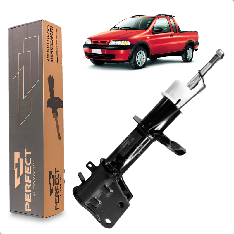 Amortecedor Dianteiro Palio Strada 1.3 1.4 1.6 1.8 2001 A 2016