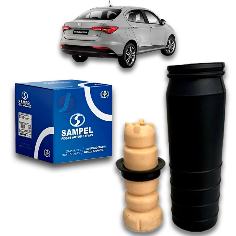 Kit Do Amortecedor Traseiro Cronos 2018 A 2023 (bat/coi)