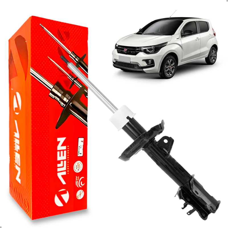 Amortecedor Dianteiro Mobi 2016 A 2022 Lado Esquerdo Sem Barra Estabilizadora