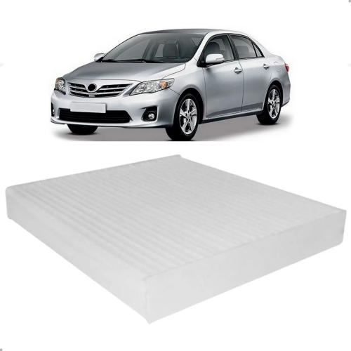 Filtro De Ar Da Cabine Corolla 1.6 1.8 2.0 2008 A 2023 Hilux 2.5 2005 A 2023 Rav4 2.5 2013 A 2023 Sem Ca