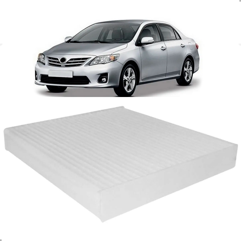 Filtro De Ar Da Cabine Corolla 1.6 1.8 2.0 2008 A 2023 Hilux 2.5 2005 A 2023 Rav4 2.5 2013 A 2023 Sem Ca