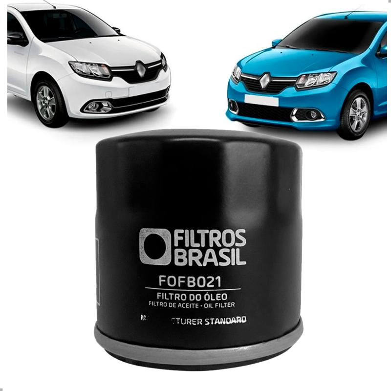 Filtro De Oleo Logan Sandero 1.0 2014 A 2021 Manual