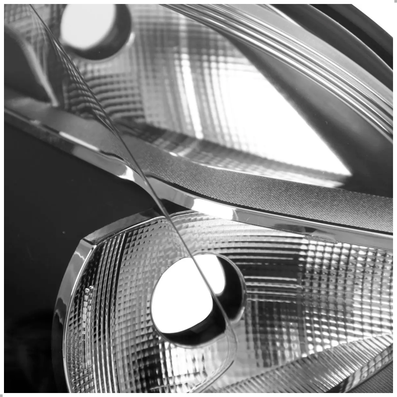 Farol Up 2014 A 2016 Lado Direito Masc Negra Com Friso Preto (sem Drl)
