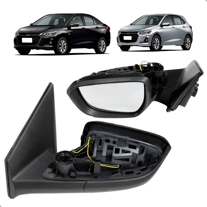 Retrovisor Original Onix Hatch/plus 2020 A 2023 Lado Esquerdo Eletrico S/capa