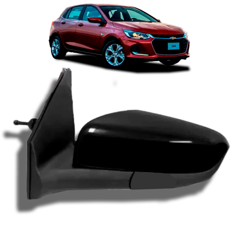 Retrovisor Onix Hatch/plus 2020 A 2023 Lado Direito Com Regulador Manual
