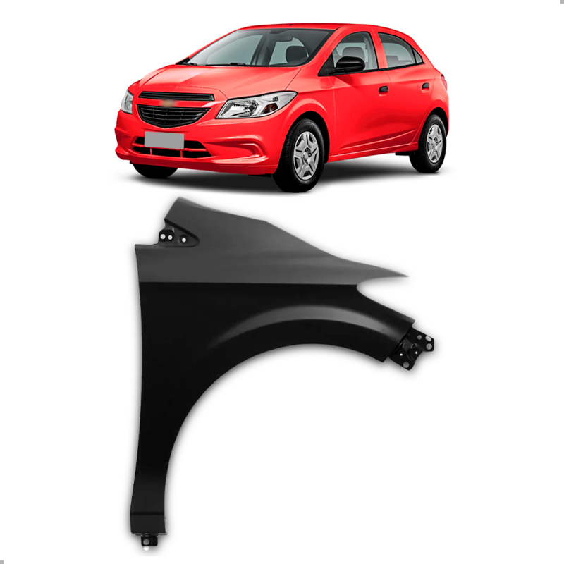Paralama Original Onix Prisma 2013 A 2016 Onix Joy 2017 A 2022 Lado Direito Para Pintura