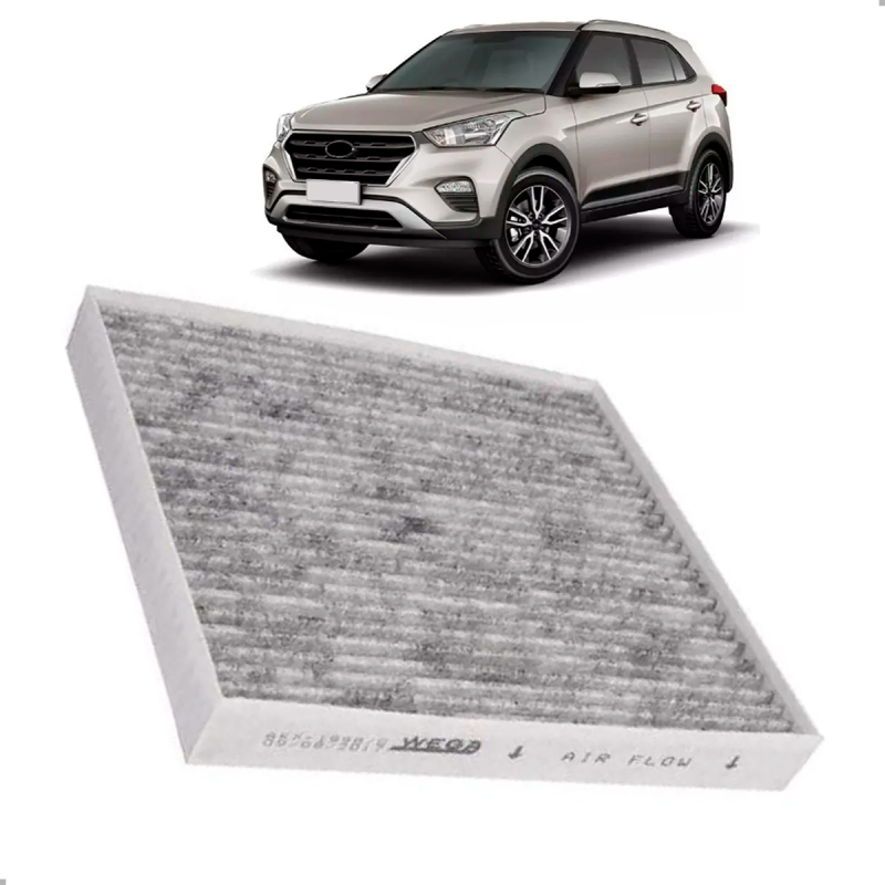 Filtro De Ar Da Cabine Creta 1.6 2017 A 2020 Tucson 1.6 2017 A 2023 Sportage 2.0 2016 A 2023