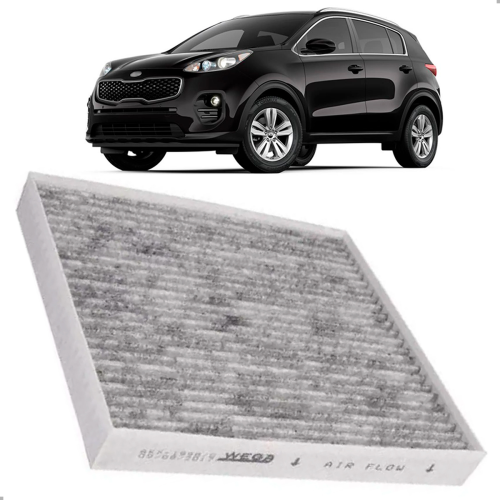 Filtro De Ar Da Cabine Creta 1.6 2017 A 2020 Tucson 1.6 2017 A 2023 Sportage 2.0 2016 A 2023