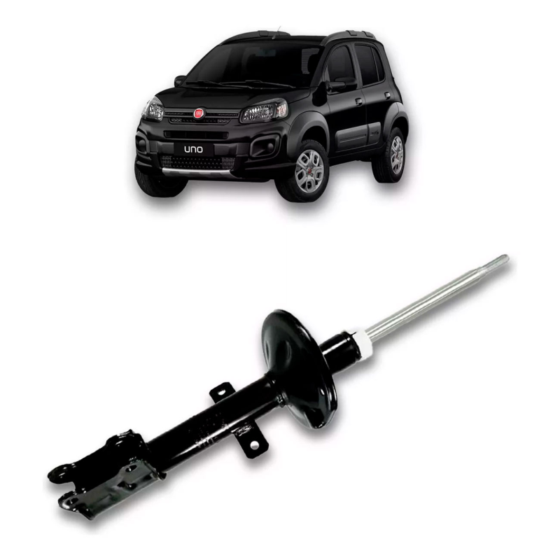 Amortecedor Dianteiro Uno Drive Vivace 2011 A 2022 Palio Attractive 2012 A 2022 Lado Esquerdo Com Barra