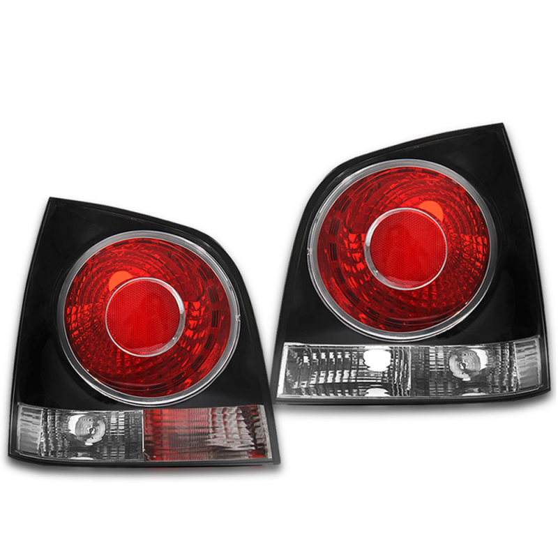 Lanterna Traseira Polo Hatch 2007 A 2014 Lado Direito Fundo Preto (r15578)(c052552)