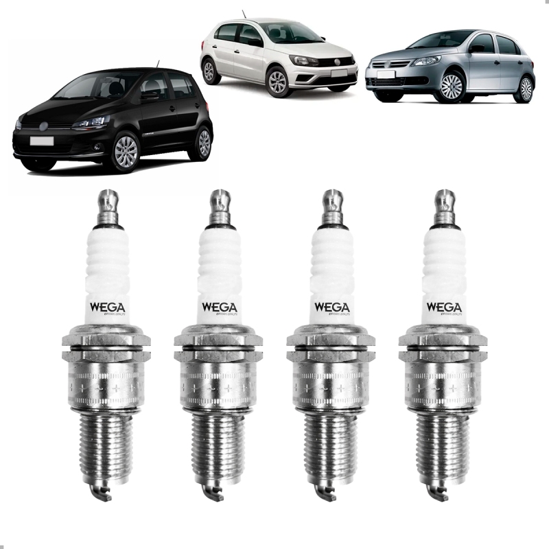 Vela De Ignicao Fox Gol Parati Saveiro 1.0 2009 A 2022