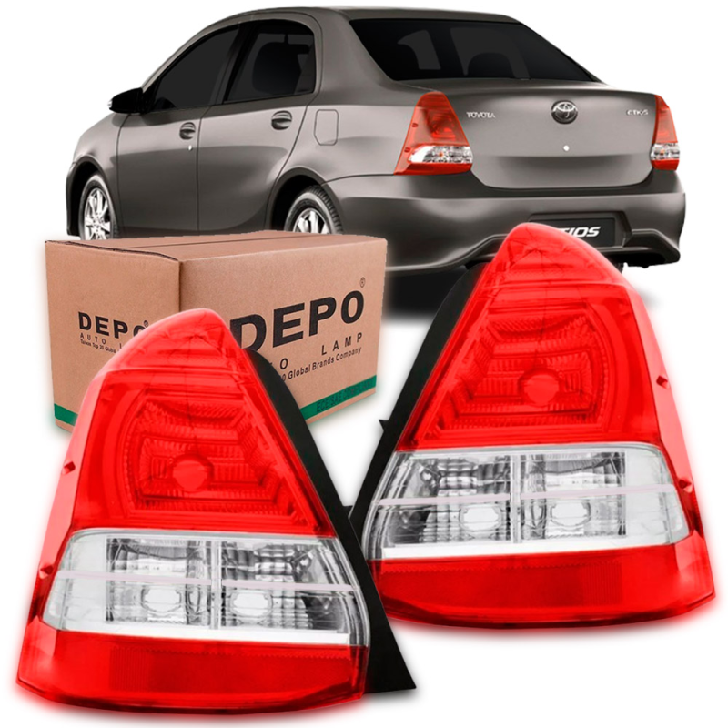 Lanterna Traseira Etios Sedan 2012 A 2022 Lado Esquerdo Sem Luz De Re (r26233)